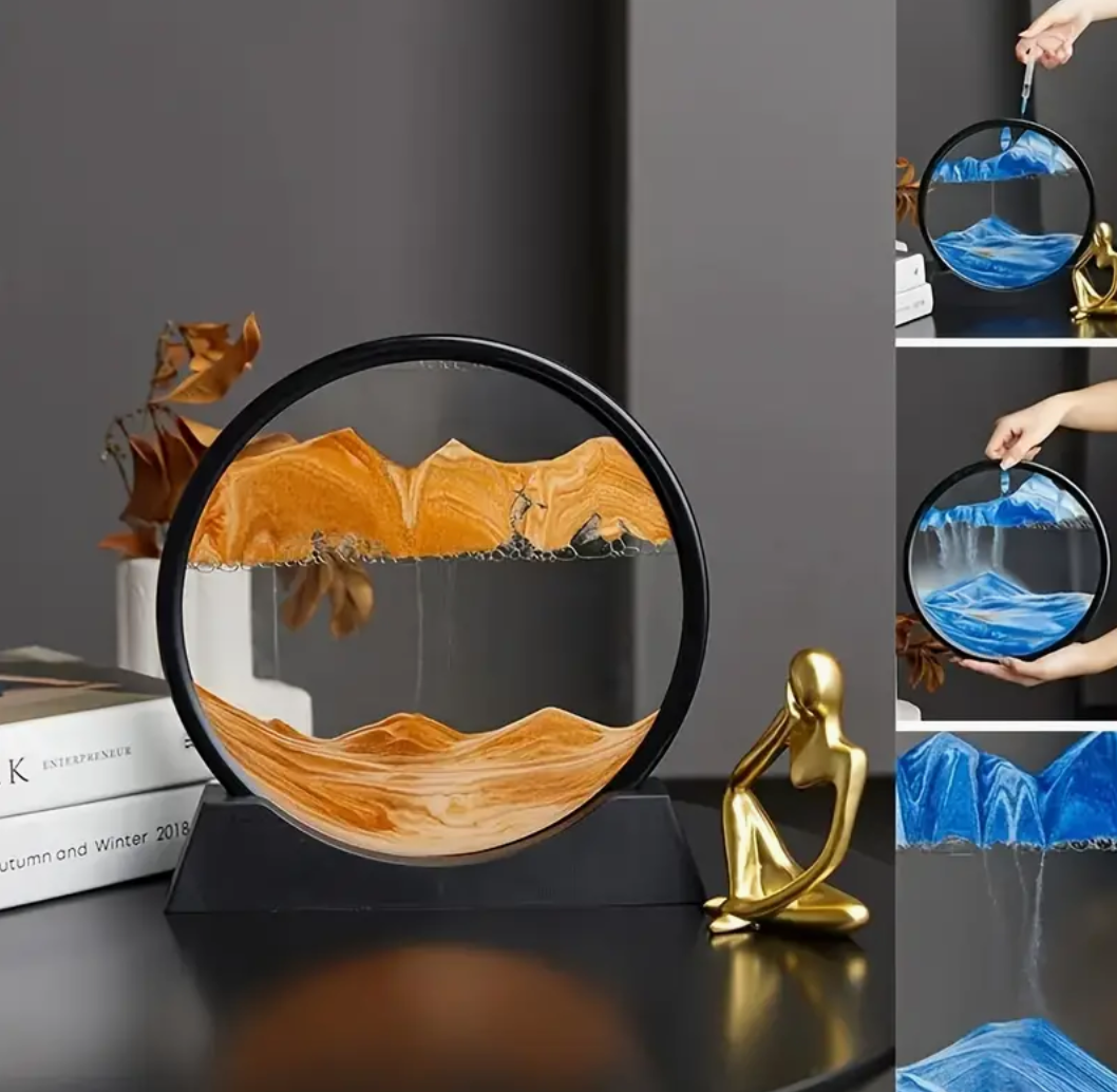 LAMPARA RELOJ ARENA TERAPIA RELAJANTE PARA DORMIR