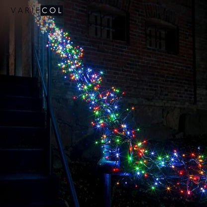 CAMBIA TU NAVIDAD CON NUEVAS LUCES LED SOLARES EXTERIORES 200 BOMBILLOS