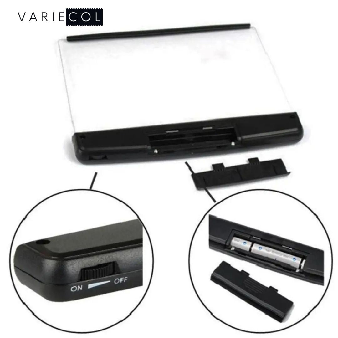 ASOMBROSO PANEL DE LUZ PARA LIBRO