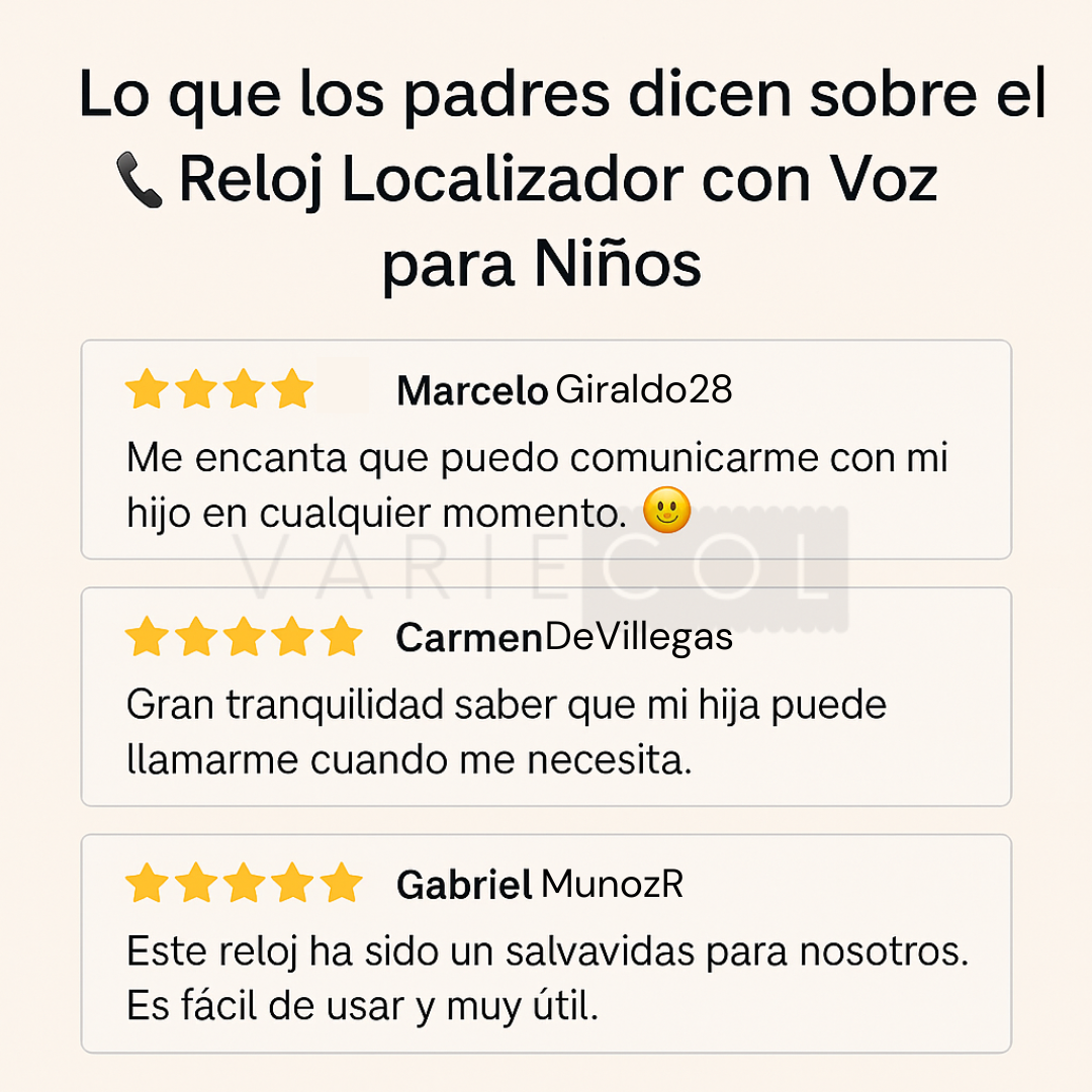 RELOJ INTELIGENTE PARA NIÑOS®