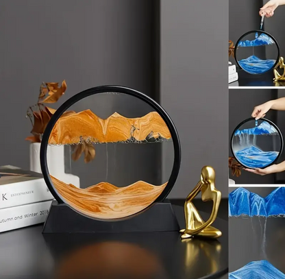 LAMPARA RELOJ ARENA TERAPIA RELAJANTE PARA DORMIR