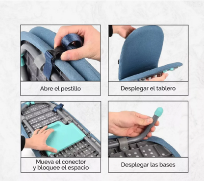 INCREÍBLE TABLA DE PLANCHAR PLEGABLE PORTÁTIL