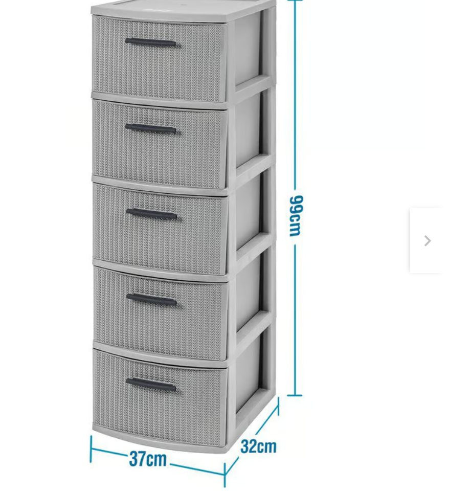 GAVETERO CROCHET MQ 5 NIVELES