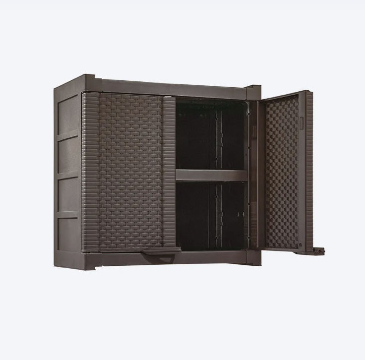 Armario Gabinete Doble Apariencia Rattan - RIMAX