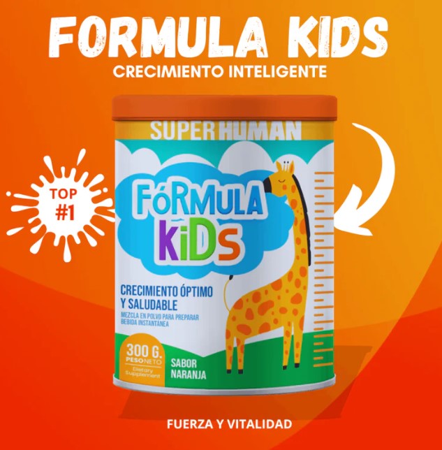 Fórmula Kids - Fórmula para un Crecimiento Óptimo y Saludable (300 gramos) - SuperHuman™