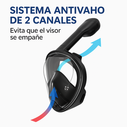 Mira el Mar como Nunca Antes – Visión 180° Real - CARETA DE BUCEO