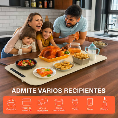 Tapete Calentador de Comida.