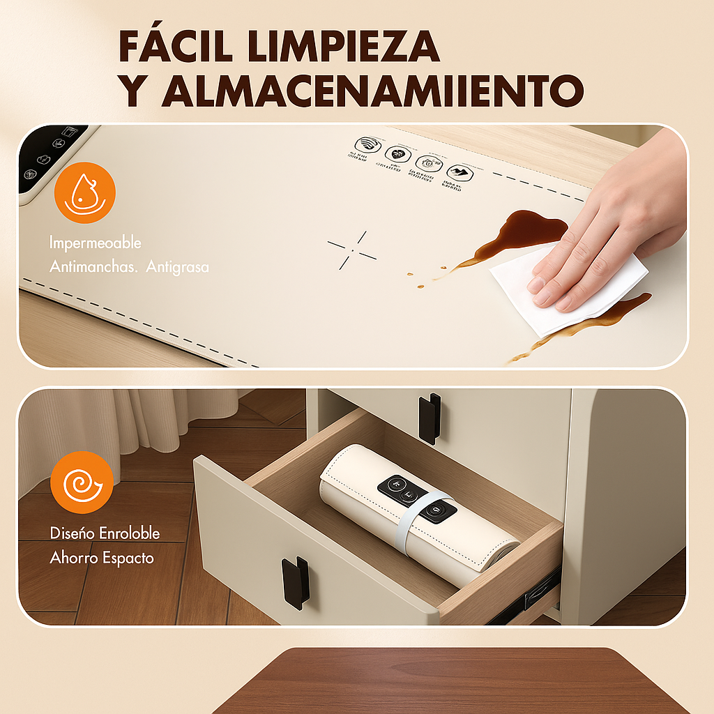 Tapete Calentador de Comida.