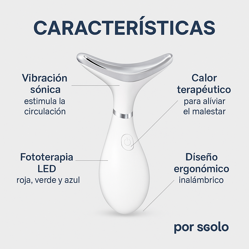 El secreto para una piel firme y sin papada - MASAJEADOR FACIAL