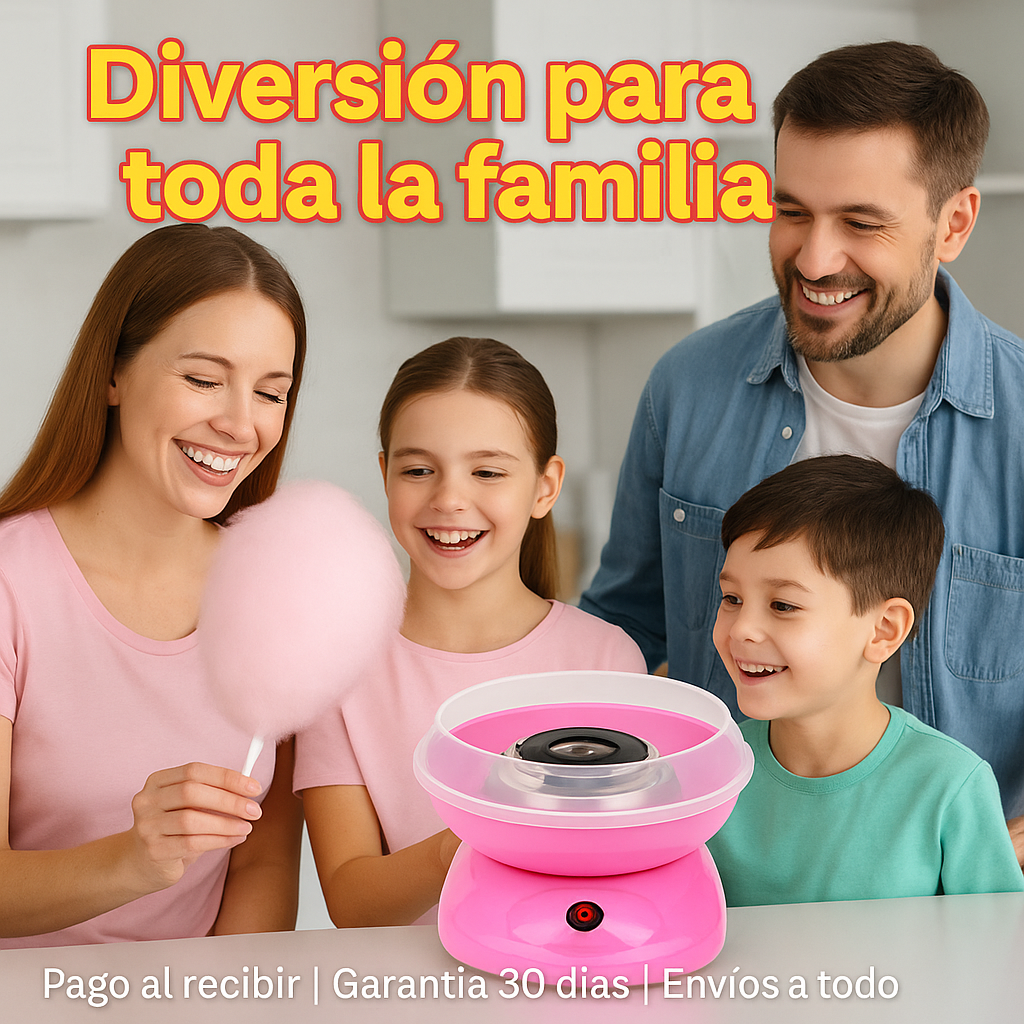 Haz algodones de azúcar en minutos y sorprende a todos - MAQUINA ALGODON DE AZUCAR.