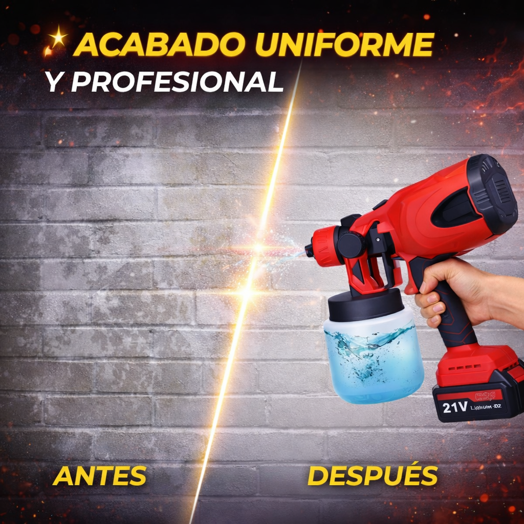 TRANSFORMA TU CASA EN MINUTOS - pistola de pintura inalambrica