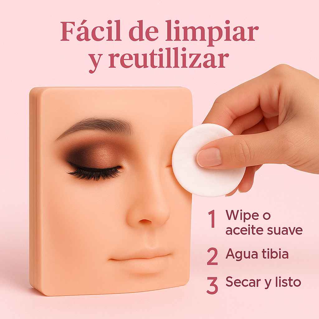 Domina el Delineado y el Difuminado Perfecto - CARA SILICONA PARA MAQUILLAJE.