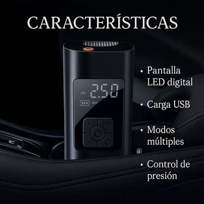 Un inflador potente, compacto y confiable - Mini inflador portatil
