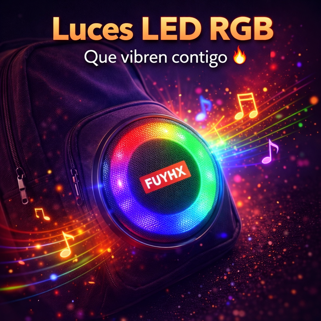 Tu música ahora camina contigo con la mochila parlante