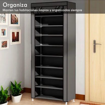 Zapatero 9 Niveles |  Organiza hasta 27 pares de zapatos y más…