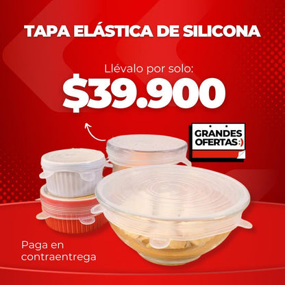 Tapas De Silicona Para Recipientes
