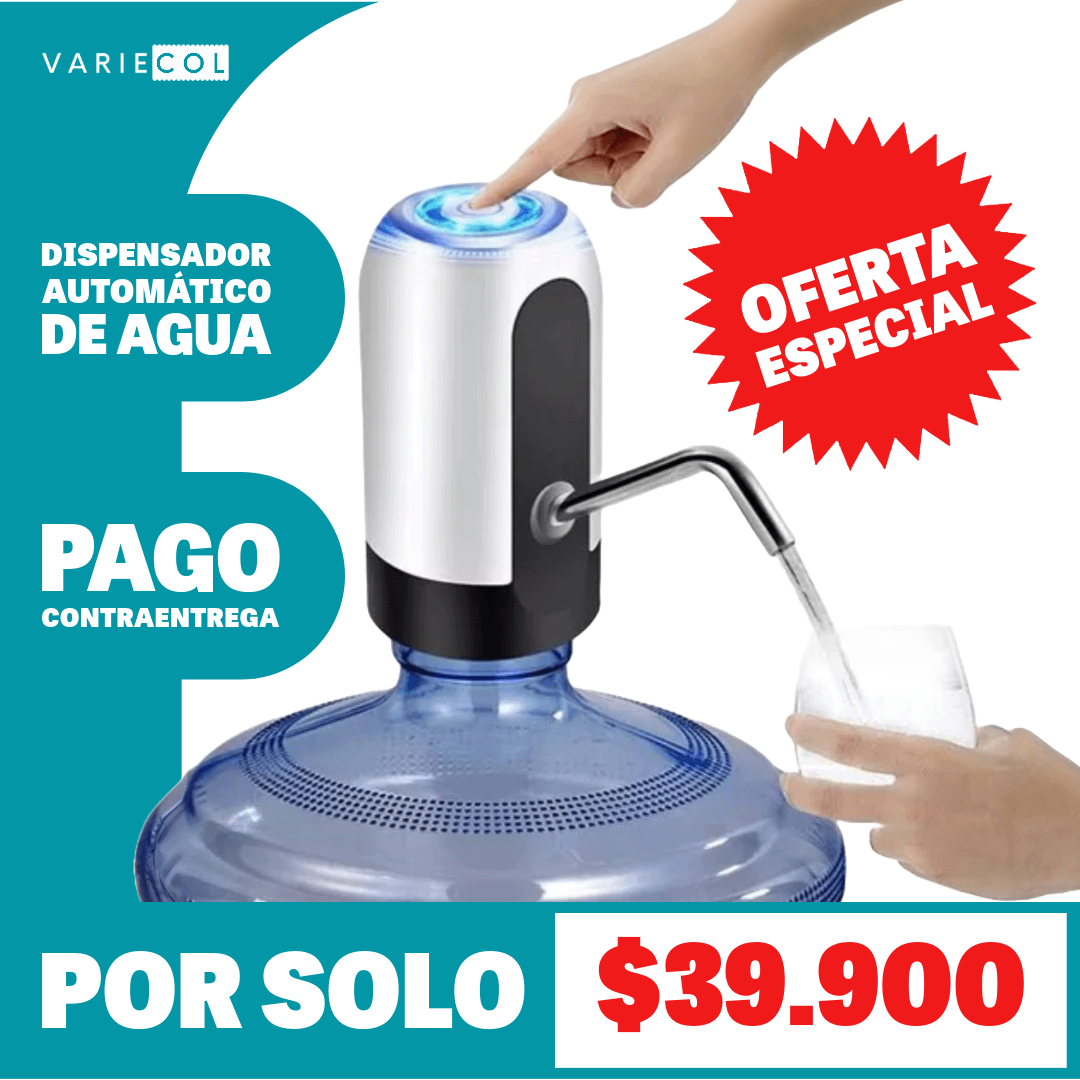 DISPENSADOR ELECTRICO DE AGUA PARA GARRAFON