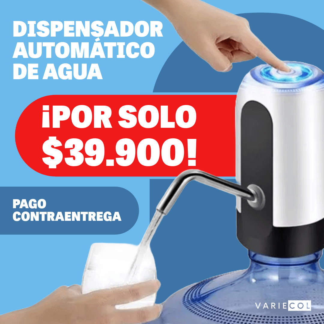 DISPENSADOR ELECTRICO DE AGUA PARA GARRAFON