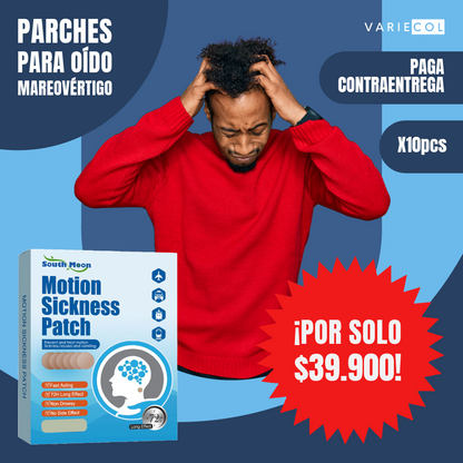 PARCHES DE OIDO PARA MAREO O VERTIGO
