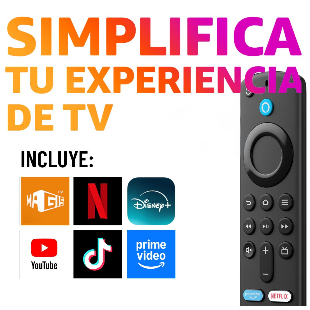Convierte tu TV normal en Smart en 1 minuto - FIRE TV STICK.
