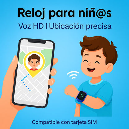 RELOJ INTELIGENTE PARA NIÑOS®